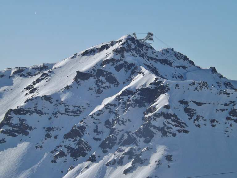 Cime de Caron Val Thorens plus 8km gravel! gravel ride Komoot