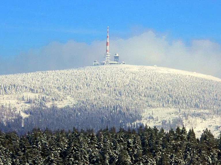 Von Torfhaus, 38667 Altenau, Deutschland nach Brocken, Wernigerode ...