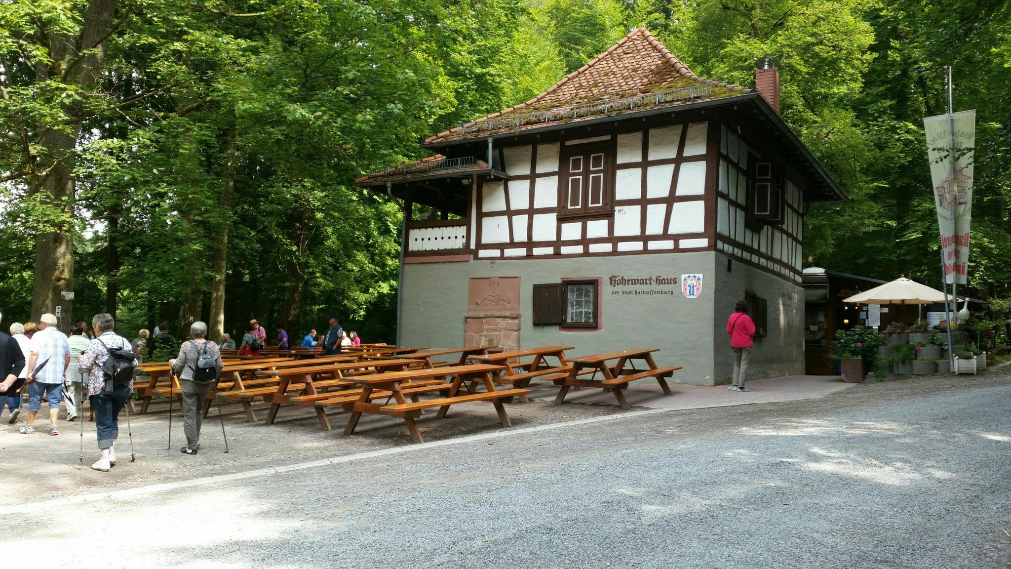 Volkersbrunn Parkplatz Am Bild Bis Zum Hohewart Haus Und Zuruck