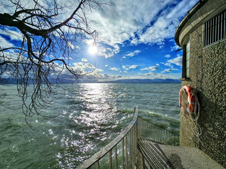 04.01.24 Insel Lindau und den Bodensee geniessen 🥰🥰🥰 Wanderung Komoot