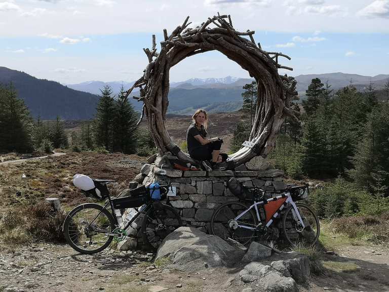 Scotland bikepacking trip day 1 (Fort William Muir of Ord) bike