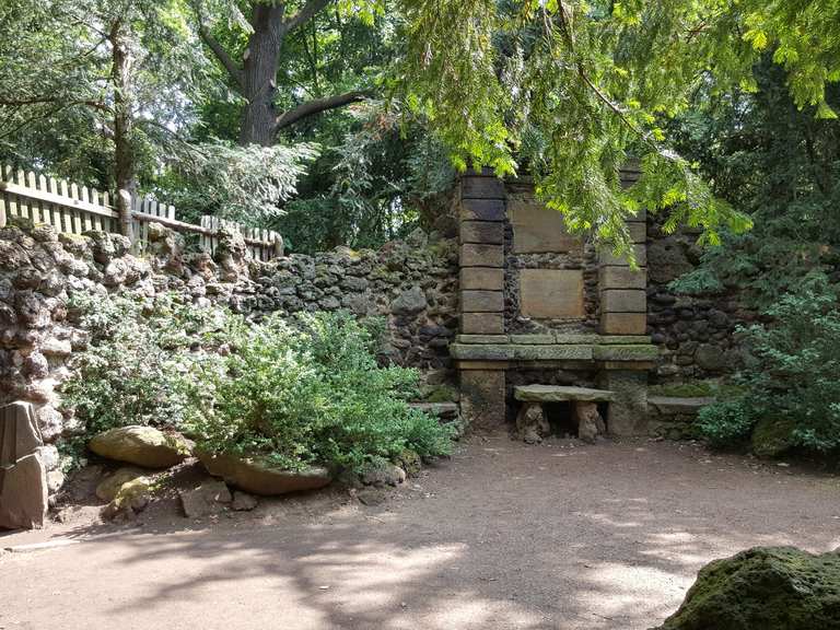 Wörlitzer Park vom Labyrinth zum Venustempel und