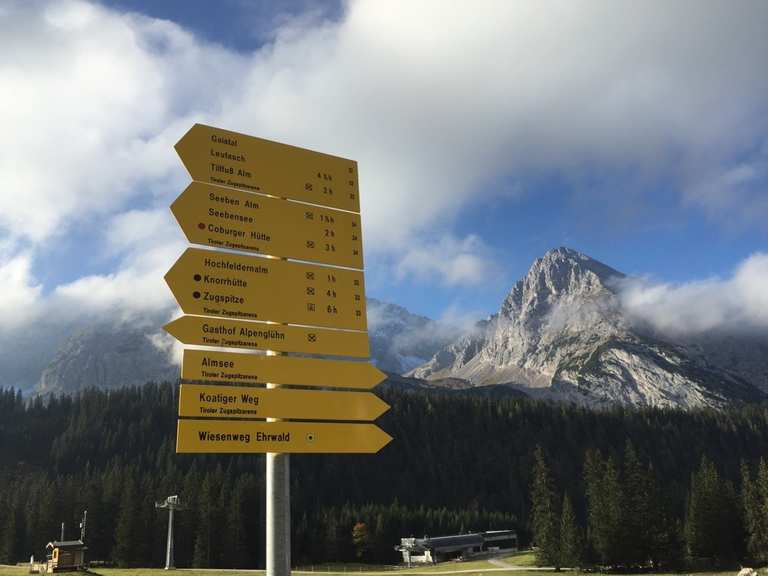 Mit Hund auf die Zugspitze Bergtour Komoot