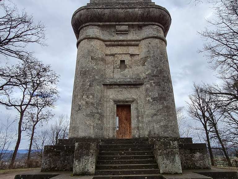 Tübingen Bismarkturm und Schwärzlocher Hof Wanderung Komoot