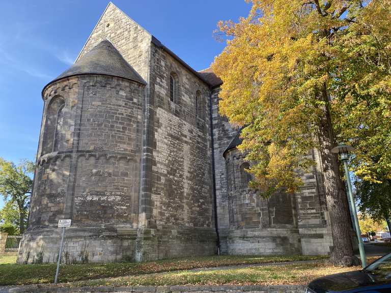 Hecklingen 🌞eine Runde im Ort 🏘zur Basilika ⛪️, zum Stadtschloß 🏰und