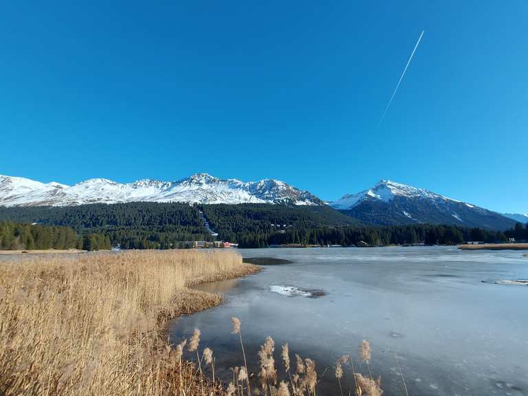 Grüezi 🇨🇭 LenzerheideValbella 🚶‍♀️☀️🌊 rund um den Heidsee hike Komoot