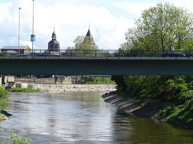 Weserradweg Minden (Westf.) über Rinteln nach Hameln