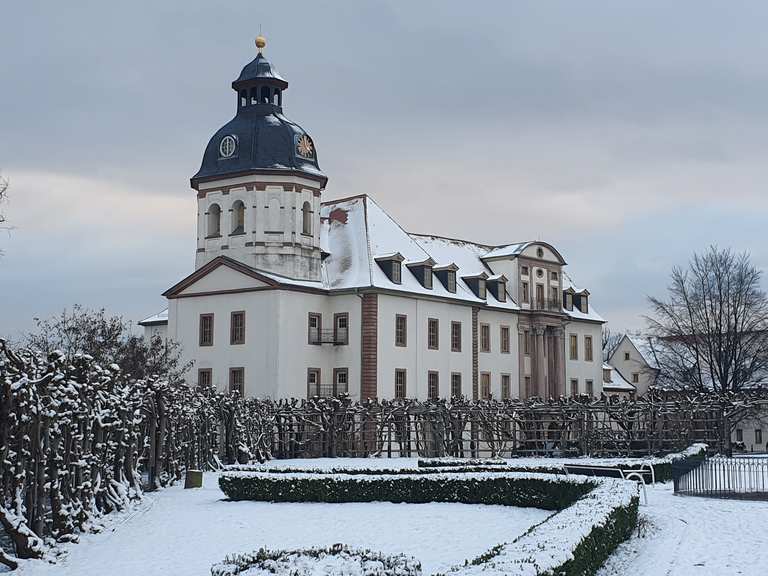 Eisenberg Schloss Christiansburg mit Schlosskirche und Schlosspark