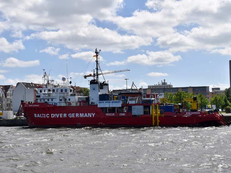 GraalMüritz Mit dem 🚲 nach Rostock, mit der ⛴ nach