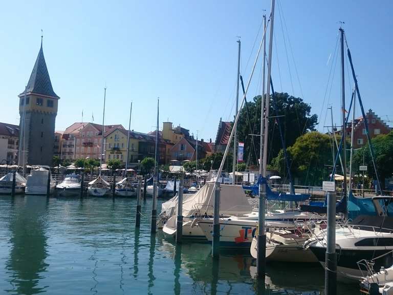 (Bodensee) Von Wasserburg zur Insel Lindau Wanderung Komoot