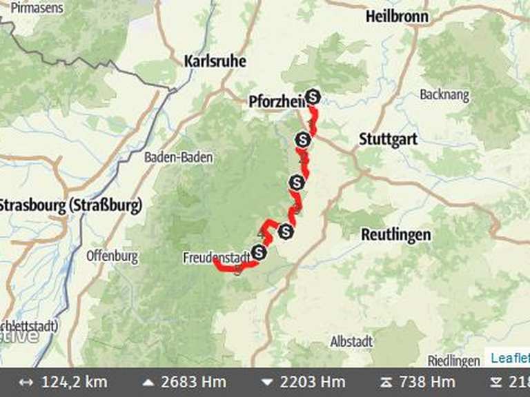 Gäurandweg in 8 Etappen | Komoot