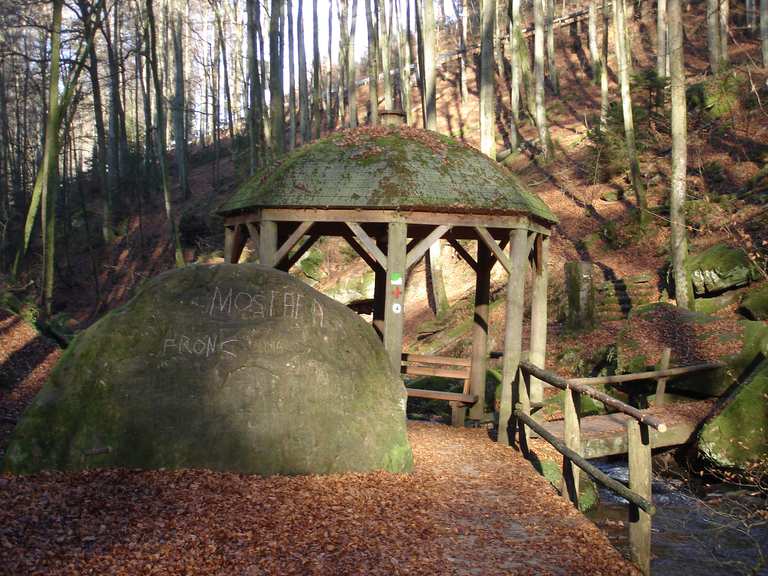 Klug'sche Mühle, Wilenstein und Karlstalschlucht 🌳🥾☀️ Wanderung Komoot