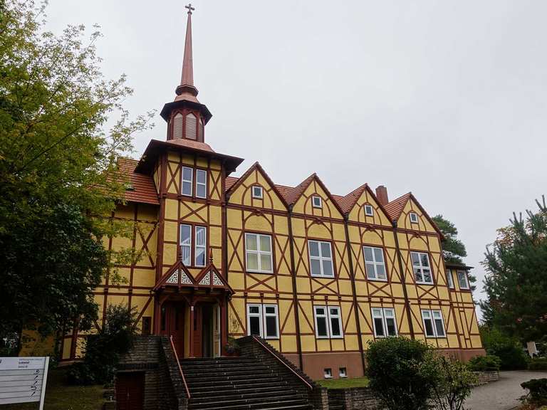 Lobetal, Hoffnungstaler Stiftung Lobetal mit Meche und Plötzensee (BAR