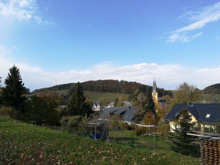 Geyrische Am Greifenbach Stauweiher Loop from Tannenberg