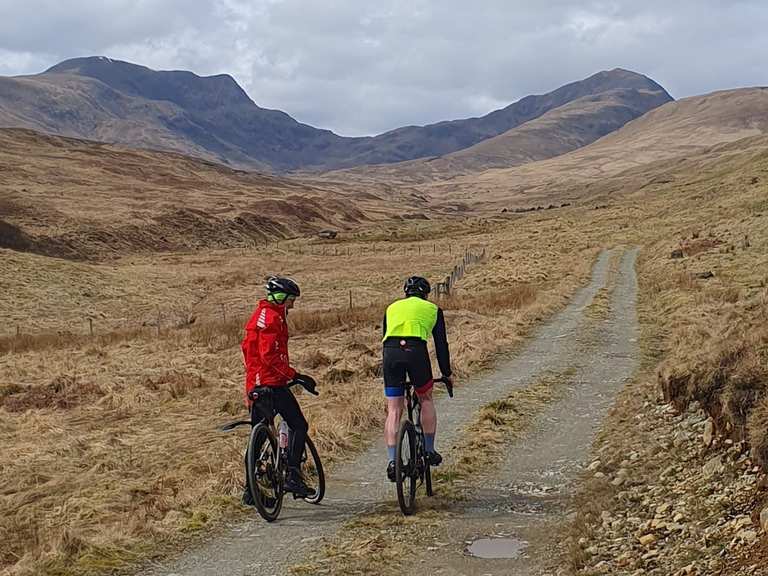 C Route. Gravel sections from Glenartny to Callander then cycle path to