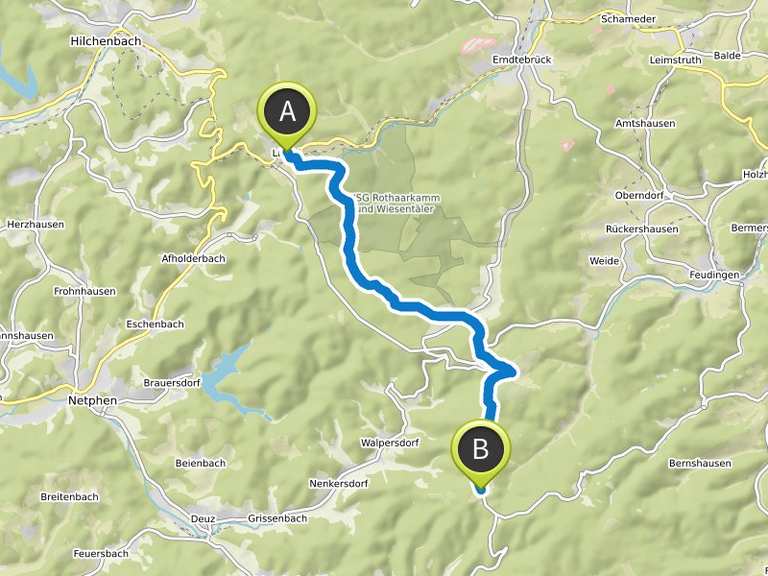 Rothaarsteig Etappe 6 Lützel - Lahnhof | Wanderung | Komoot