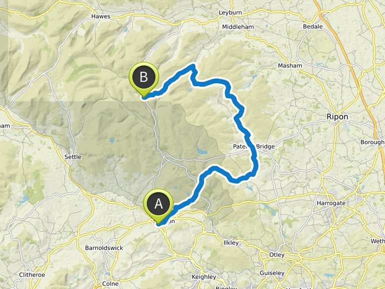 Stage 1 Skipton to Starbotton The Yorkshire Dales 300 mountain