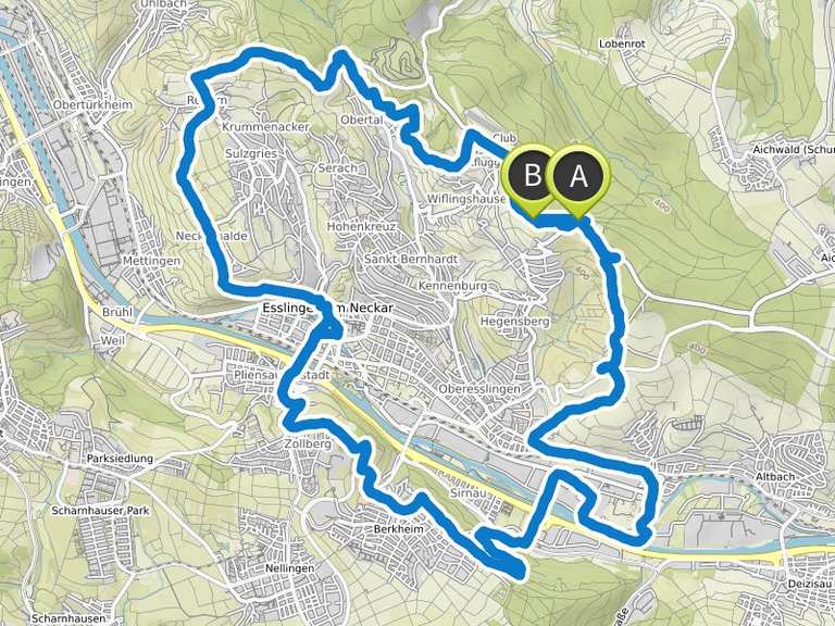 Esslinger Höhenweg | Wanderung | Komoot