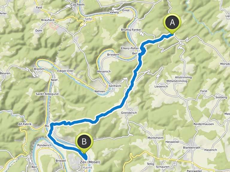 Mosel-Camino (3. Etappe) Kloster Maria Engelport -> Zell | hike | Komoot