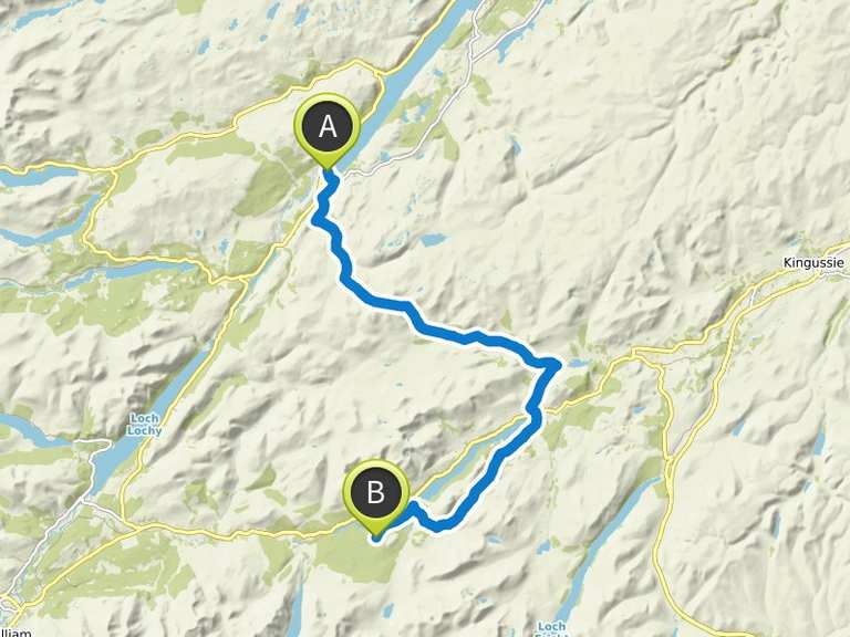 Stage 2 Fort Augustus to Loch Laggan — The Badger Divide mountain