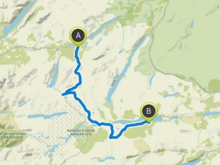 Stage 3 Loch Laggan to Loch Rannoch — The Badger Divide mountain
