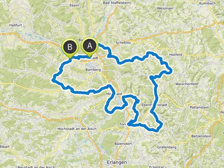 Brauerei und Bierkellertour in Franken Fahrradtour Komoot