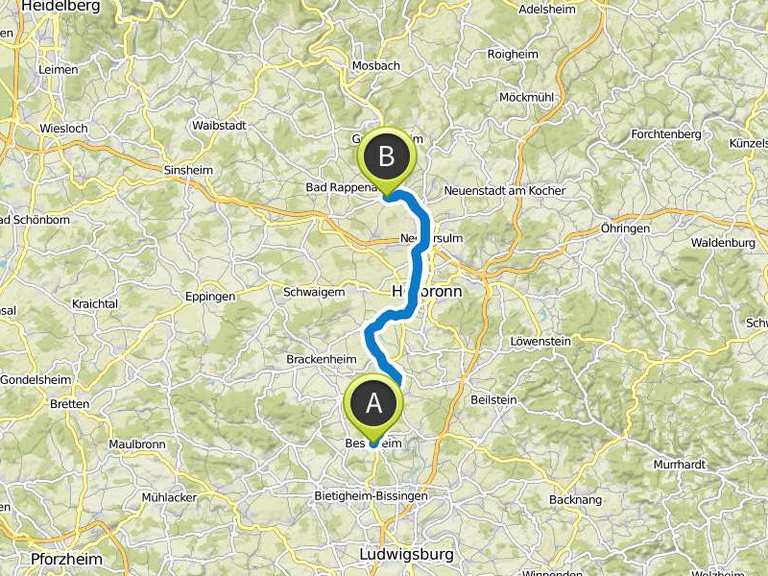 Neckar 6 Von Besigheim nach Bad Wimpfen bike Tour Komoot Neckar 6 Von Besigheim nach Bad Wimpfen bike Tour Komoot