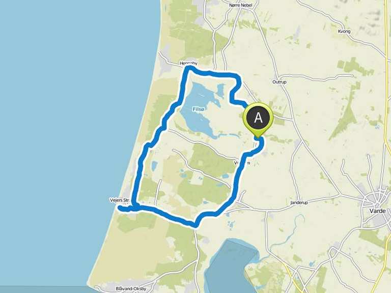 Fahrradtour Jegum-Ferieland - Vejers Strand - Henneby | Fahrradtour