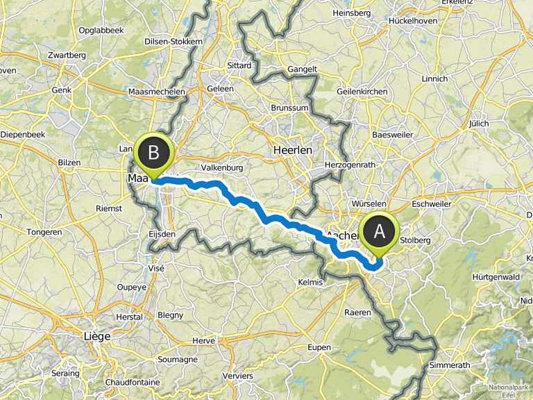 aachen nach maastricht fahrrad