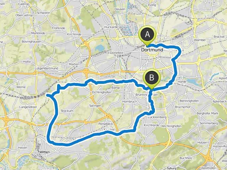 Rheinischer Esel - Phönixsee | Fahrradtour | Komoot