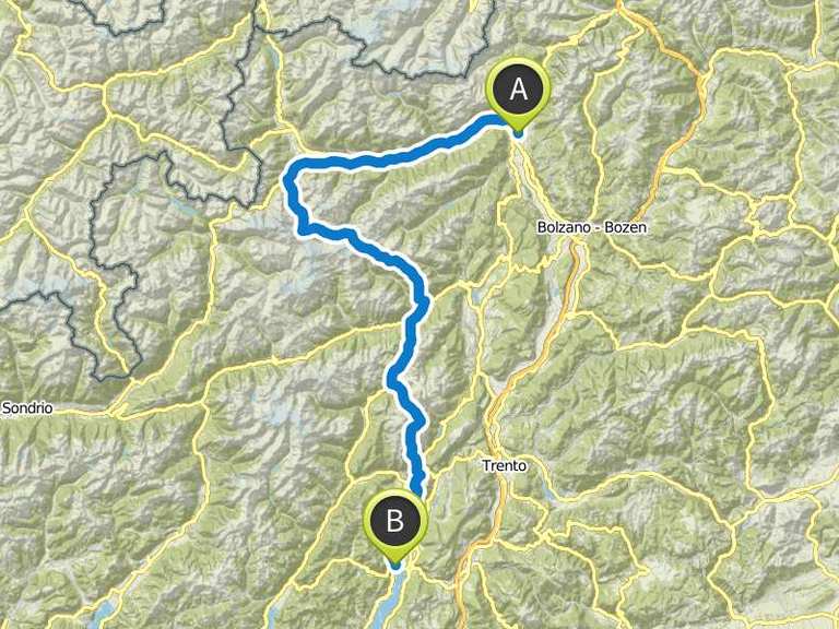 Von Meran Nach Riva Del Garda Wanderung Komoot