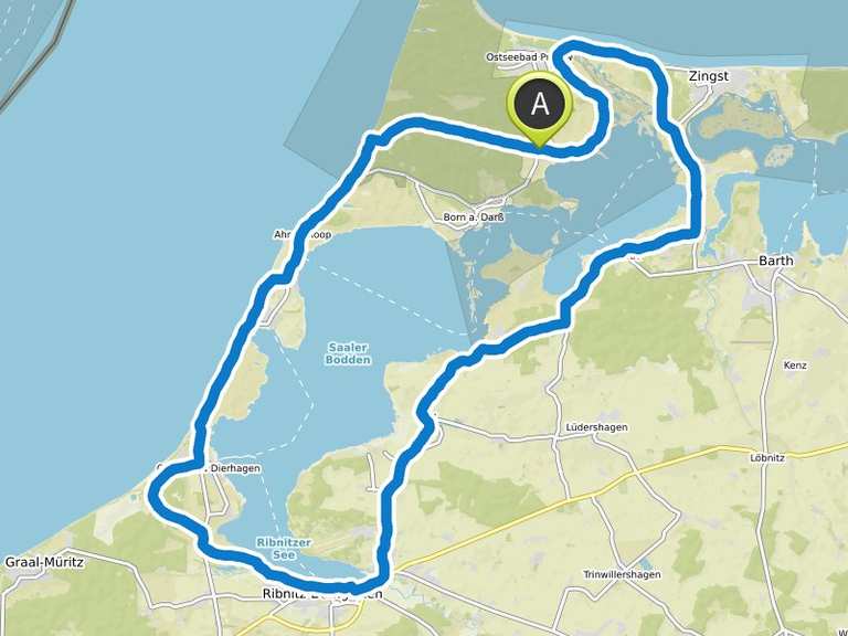 Boddenrundfahrt Wieck a Darß | Fahrradtour | Komoot