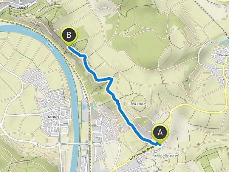 Edelweiß Karlstadt Wanderung Komoot