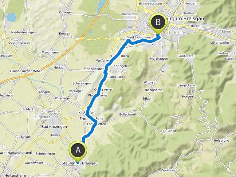 Staufen Freiburg im Breisgau Fahrradtour Komoot Staufen Freiburg im Breisgau Fahrradtour Komoot