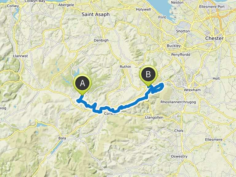 llandegla mtb trail map