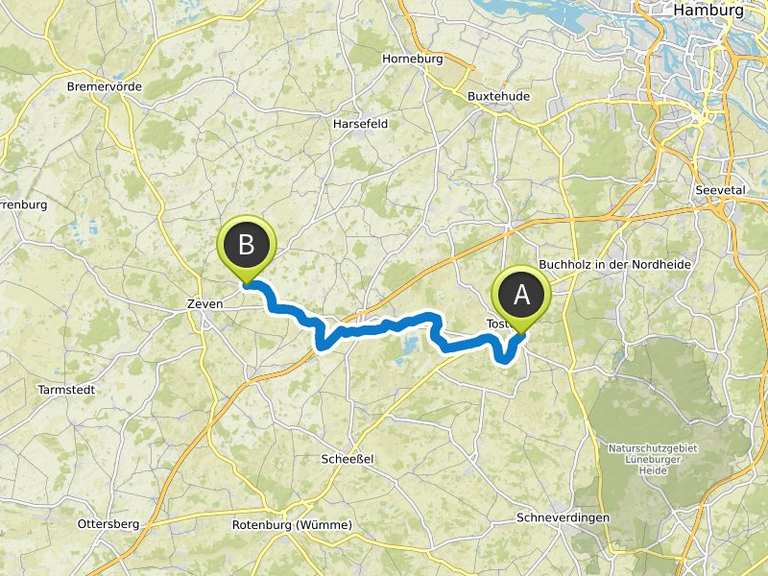 Etappe 1: Von Tostedt nach Heeslingen – Der Oste-Radweg | Fahrradtour ...