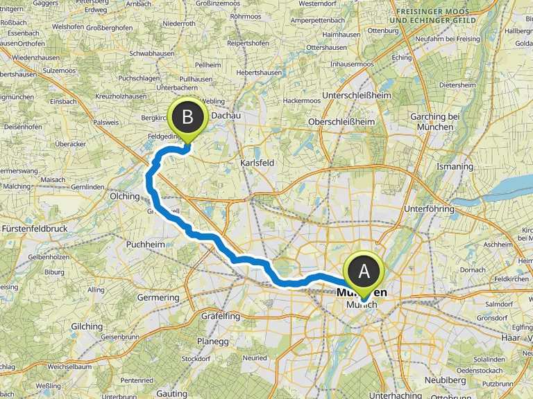 fahrrad routenplaner münchen