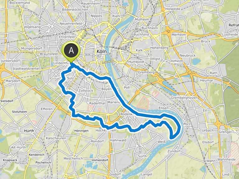 Kölnpfad Etappe 1 | hike | Komoot
