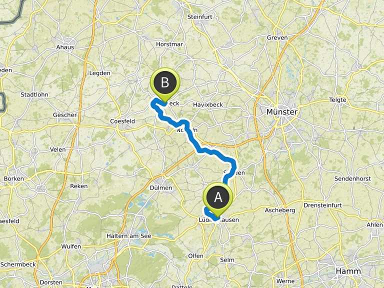 gps fahrrad route planen speichern senden