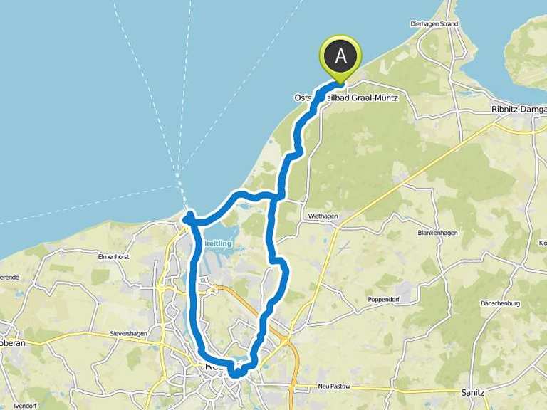 GraalMüritz Mit dem 🚲 nach Rostock, mit der ⛴ nach Warnemünde, zurück mit dem 🚲 Fahrradtour