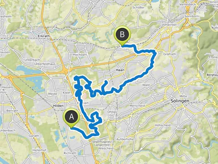 MTB Neanderlandsteig - 2. Etappe - 22.04.2020 | Fahrradtour | Komoot