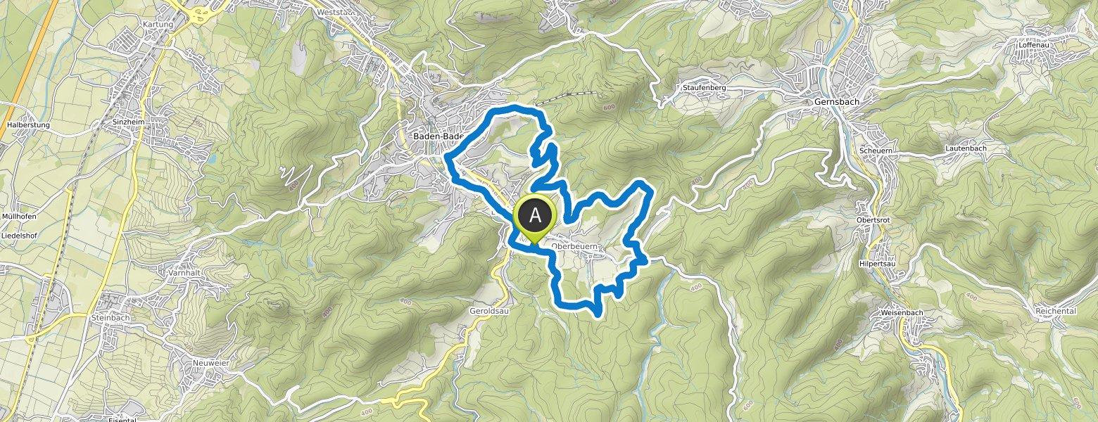 Baden-Baden Panoramaweg | Mountainbike-Tour | Komoot