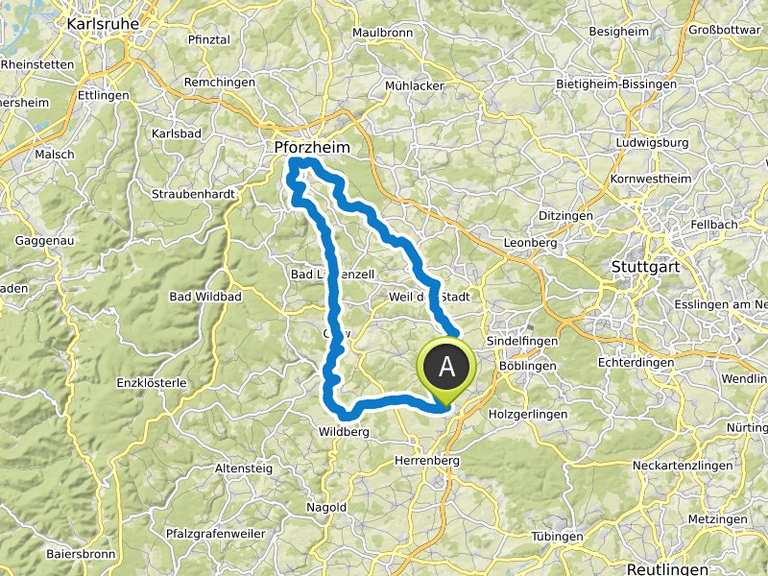 Plan: Würmtalradweg | Fahrradtour | Komoot