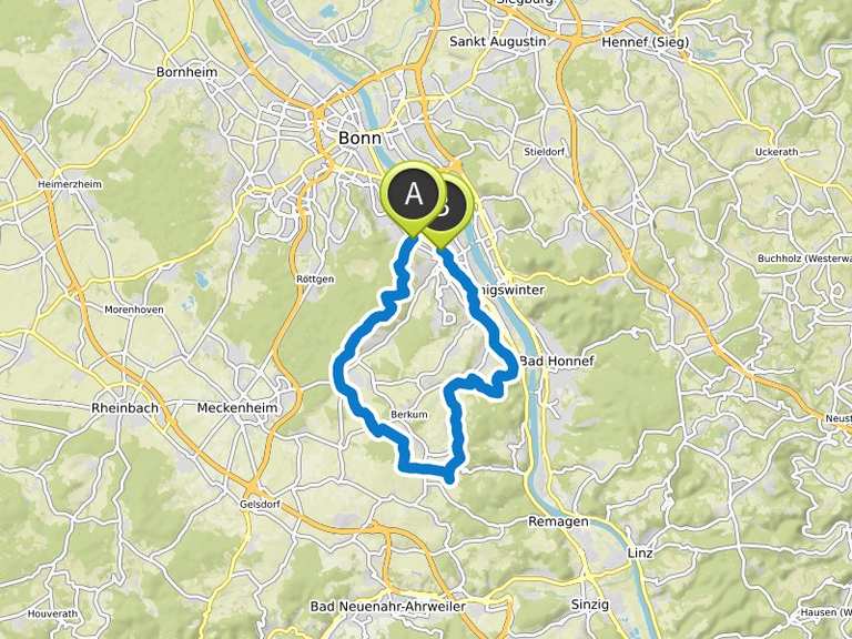 Südlich von Bonn: Kottenforst und Rodderberg | Mountainbike-Tour | Komoot