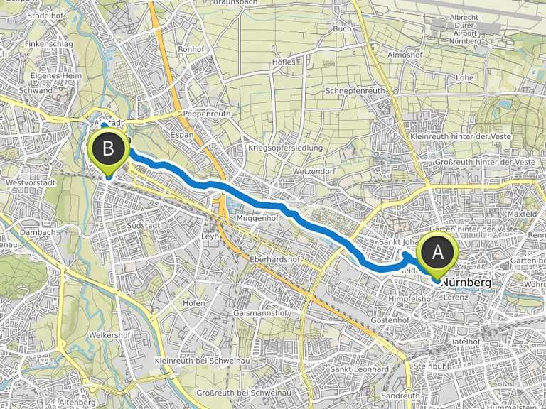 Fahrrad Routenplaner Nürnberg