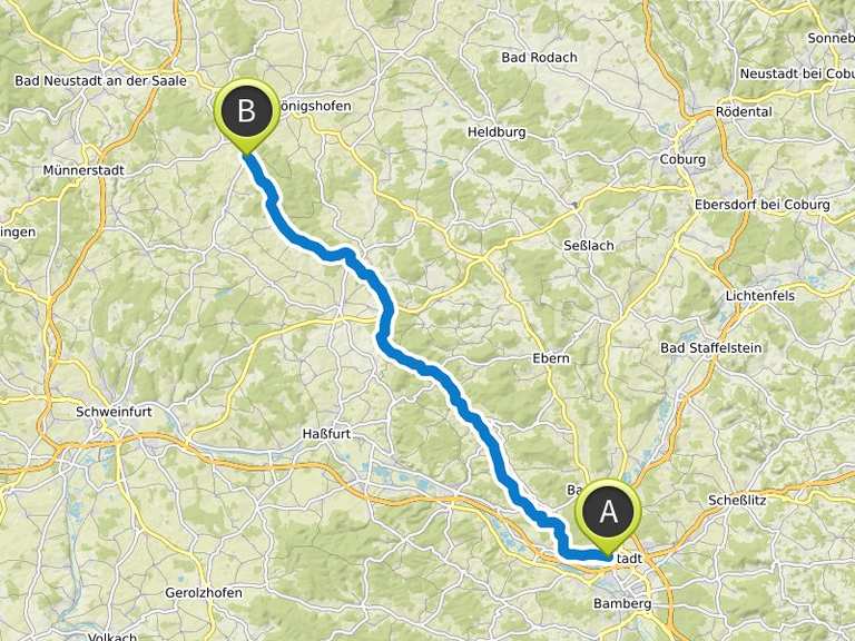 Der historische Rennweg – Naturpark Haßberge | Fahrradtour | Komoot Der historische Rennweg – Naturpark Haßberge | Fahrradtour | Komoot