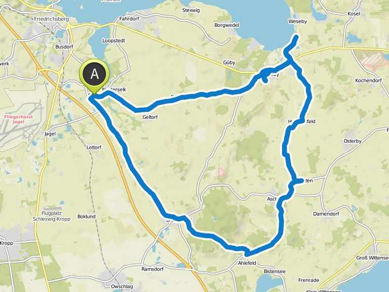 Hüttener Berge | Fahrradtour | Komoot