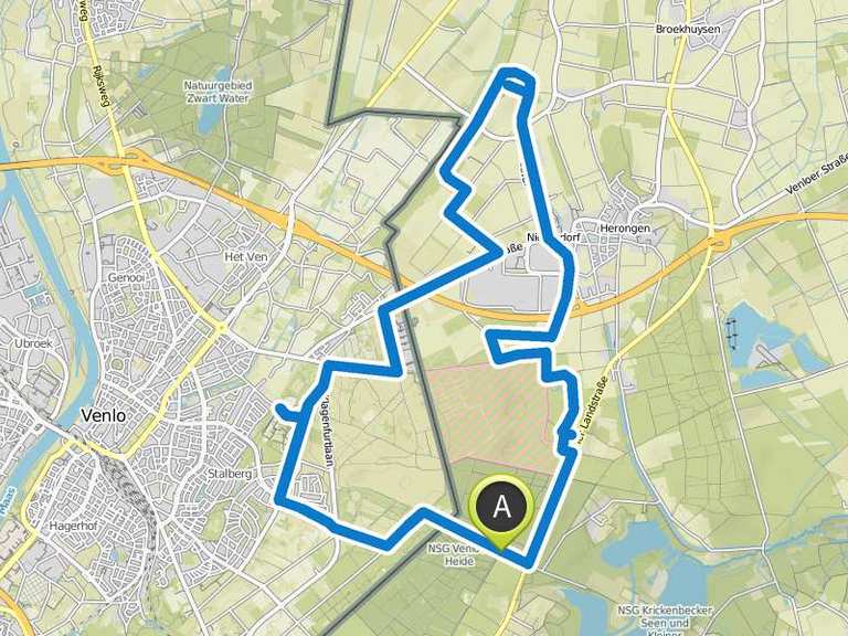 Ehemalige Fliegerhorst Venlo- Herongen | Fahrradtour | Komoot