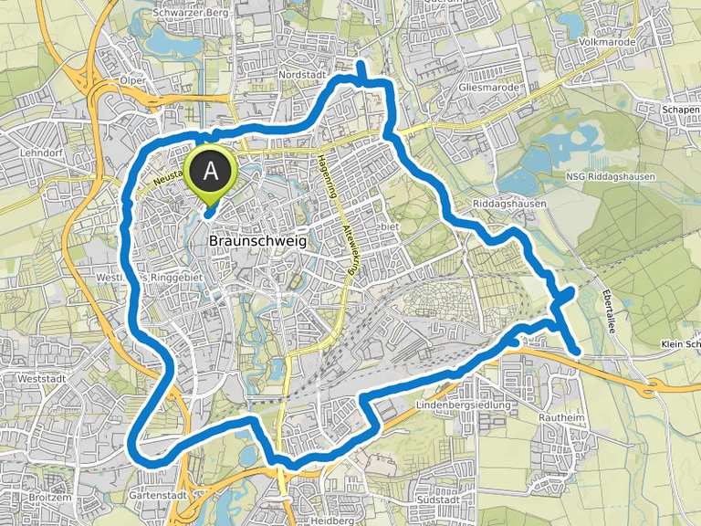 Ringgleis Braunschweig | Fahrradtour | Komoot