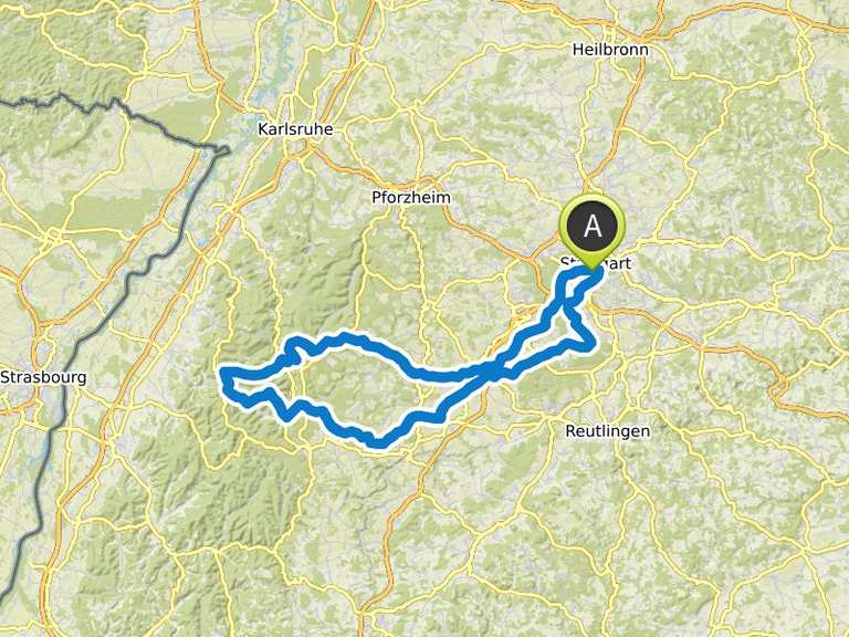 Singletrail map baden württemberg